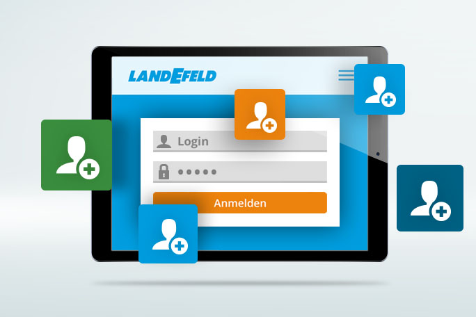 Unterbenutzer - Nutzen Sie die neue Funktion im Landefeld Online-Shop!