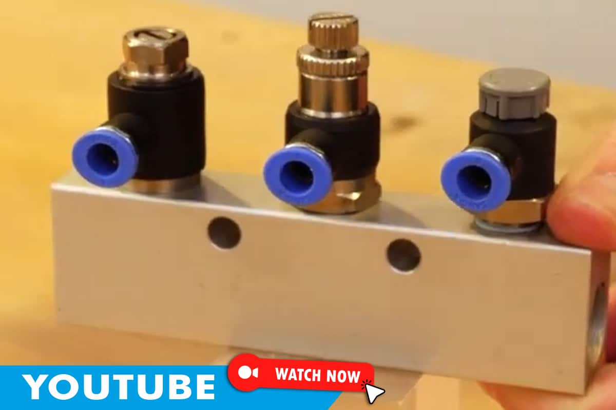 Drosselrückschlagventile jetzt mit neuer Komfortbetätigung!