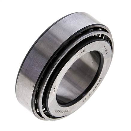 Sourcing Map 2x Kegelrollenlager 32006X – 30 Mm Bohrung, 55 Mm Außen-, 17 Mm Breite, Chromstahl