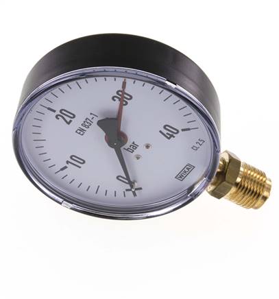 WIKA Stahlblech-Manometer Senkrecht – 40 Mm, 0-4  Produktbild-Vorschau 2