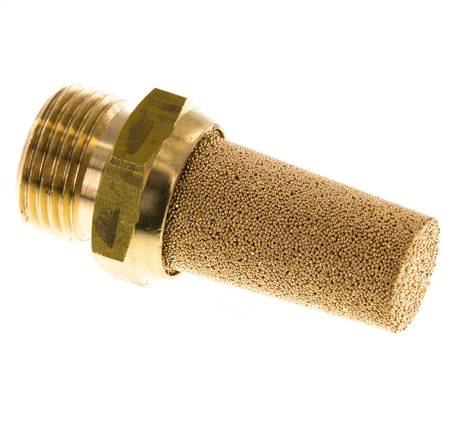 2x Druckluft-Schalldämpfer G 3/8 - Sinterbronze Für Luftkompressor