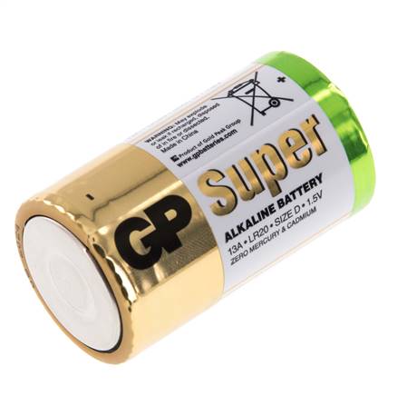 GP Batteries Batterie Mono (LR20)/D, 2er Pack, Alkaline (BATDAL) -  Landefeld - Pneumatik - Hydraulik - Industriebedarf