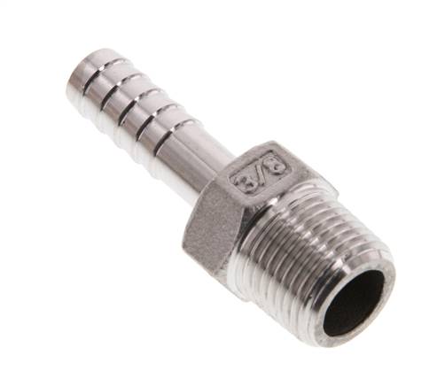 Produktbild von Gewindetülle G 3/8" Auf 13 Mm Schlauch – 40 Bar, Aus Edelstahl, Für Hochdruckverbindungen