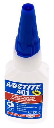 401 Sofortklebstoff Sekundenklebstoff Kleber Sekundenkleber Henkel 20 g Loctite 