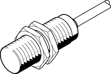 Exemplarische Darstellung: SIEF-M18B-PS-K-L (553546)   &   SIEF-M18B-NS-K-L (553548)