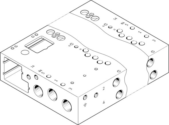 Exemplarische Darstellung: VABM-L1-14W-G14-4-GR (573500)   &   VABM-L1-14W-G14-6-GR (573502)   &   VABM-L1-14W-G14-8-GR (573504)  & ...