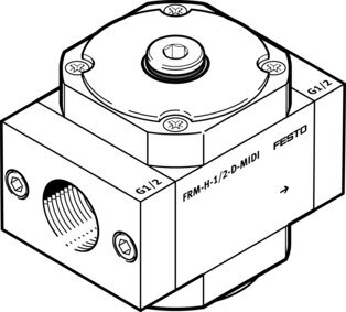 Exemplarische Darstellung: FRM-H-1/8-D-MINI (162788)   &   FRM-H-1/4-D-MINI (162789)   &   FRM-H-1-D-MAXI (162795)  & ...