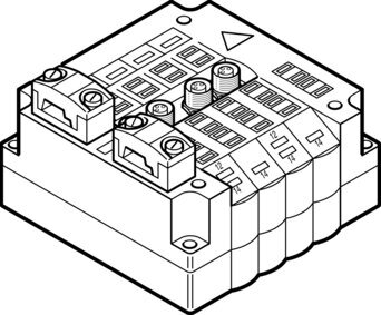 Exemplarische Darstellung: CPV10-GE-ASI-4E3A-ZM8 (536736)   &   CPV14-GE-ASI-4E3A-ZM8 (536737)