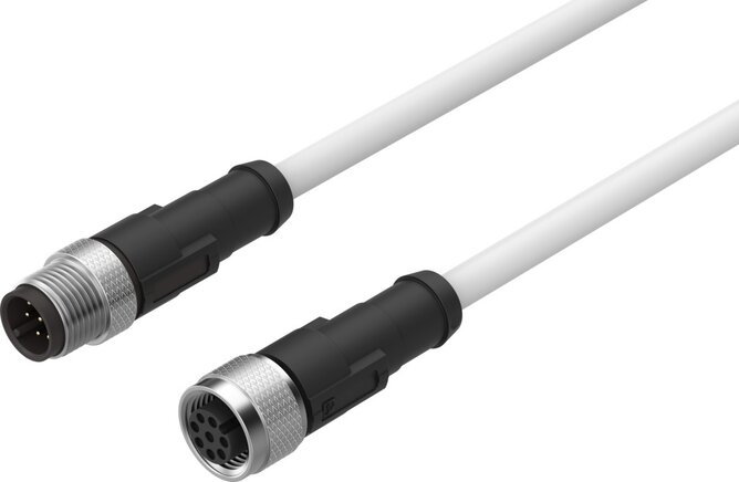 Exemplarische Darstellung: NEBC-M12G8-E-2-N-M12G8 (8080782)   &   NEBC-M12G8-E-5-N-M12G8 (8080783)   &   NEBC-M12G8-E-10-N-M12G8 (8080784)  & ...