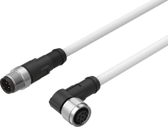 Exemplarische Darstellung: NEBC-M12W8-E-2-N-M12G8 (8080786)   &   NEBC-M12W8-E-5-N-M12G8 (8080787)   &   NEBC-M12W8-E-15-N-M12G8 (8080789)  & ...