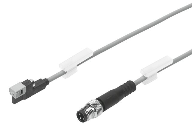 Exemplarische Darstellung: SMT-8G-PS-24V-E-0,3Q-M8D (547860)   &   SMT-8G-NS-24V-E-0,3Q-M8D (8065027)