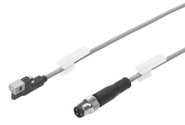 Exemplarische Darstellung: SMT-8G-PS-24V-E-0,3Q-M8D (547860)   &   SMT-8G-NS-24V-E-0,3Q-M8D (8065027)