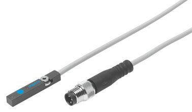 Exemplarische Darstellung: SIES-8M-PS-24V-K-0,3-M8D (551387)   &   SIES-8M-PO-24V-K-0,3-M8D (551392)   &   SIES-8M-NO-24V-K-0,3-M8D (551402)  & ...