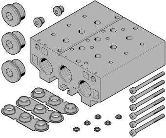Exemplarische Darstellung: VABM-B10-30E-G34-2 (8026359)   &   VABM-B10-30E-G34-3 (8026360)   &   VABM-B10-30E-G34-4 (8026361)  & ...