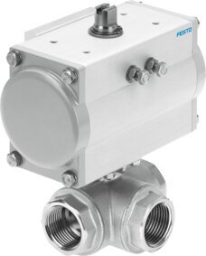 Exemplarische Darstellung: VZBM-A-1/2"-RP-25-F-3L-B2-PA10 (8070252)   &   VZBM-A-2"-RP-25-F-3L-B2-PA80 (8070257)   &   VZBM-A-1/2"-RP-25-F-3T-B2-PA10 (8070260)  & ...