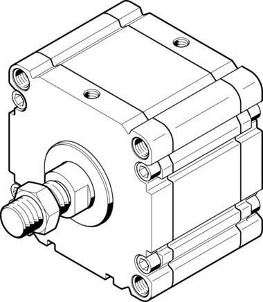 NEUWERTIG Kompaktzylinder AEVUZ-32-10-P-A FESTO 157227 