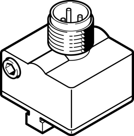 Exemplarische Darstellung: SMEO-8E-M12-LED-230 (171160)   &   SMEO-8E-M12-LED-24 (171164)