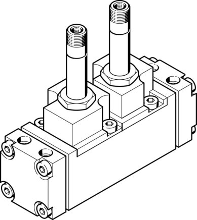 Exemplarische Darstellung: CJM-5/2-1/4-FH (6159)   &   CJM-5/2-1/2-FH (6228)