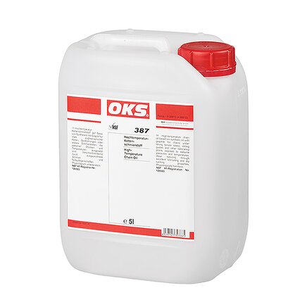 Exemplary representation: OKS 387, high-temperature chain lubricant