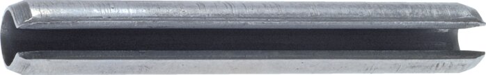 Principskitse: Klemmemuffe DIN 1481 / ISO 8752 (rustfrit stål A2)