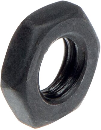 Exemplary representation: Sechskantmutter, DIN 439 / ISO 4035 / ISO 8675 (Stahl blank, schwarz)