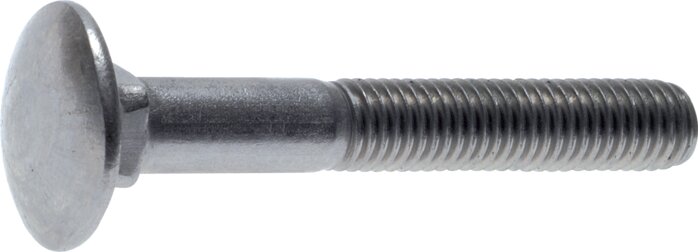 Voorbeeldig Afbeelding: Vlakke ronde schroef DIN 603 / DIN 8677 (roestvrijstaal A2)