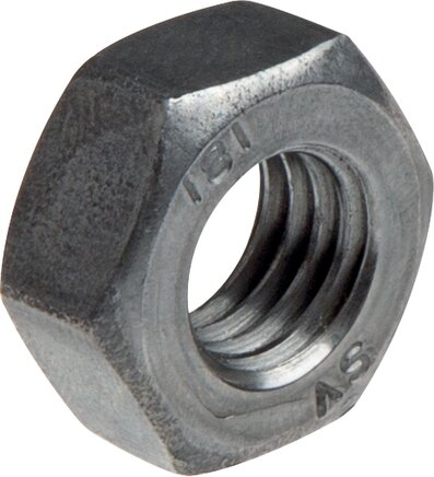 Exemplary representation: Hexagon nut, DIN 934 / ISO 4032 (steel blank, black)