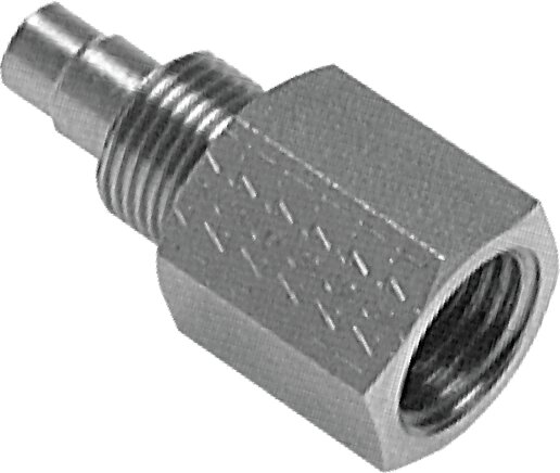 Zgleden uprizoritev: CK screw-on fitting with female thread (pressure gauge fitting), without nut, 1.4571
