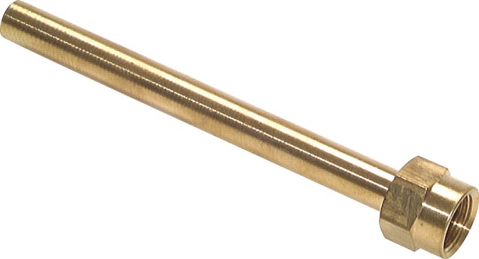 Zgleden uprizoritev: Female threaded pipe with metric thread, brass
