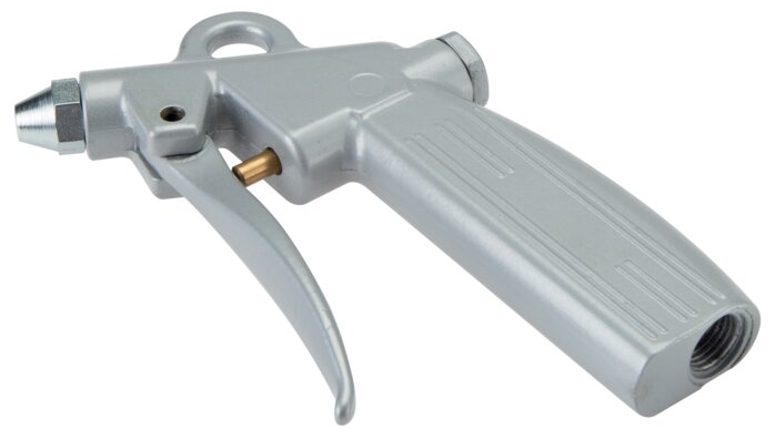 Wzorowy interpretacja: Aluminiowy pistolet przedmuchowy z krótka dysza, mozliwosc dozowania