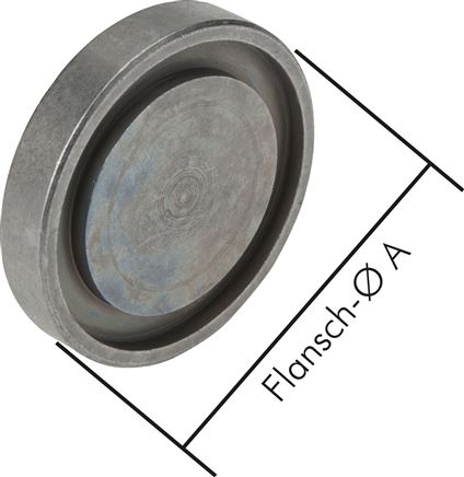 Exemplarische Darstellung: SAE-Blindplatte, Stahl verzinkt
