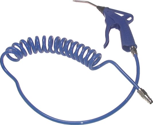 Exemplary representation: CEJN blowgun (tube not interchangeable) with spiral hose