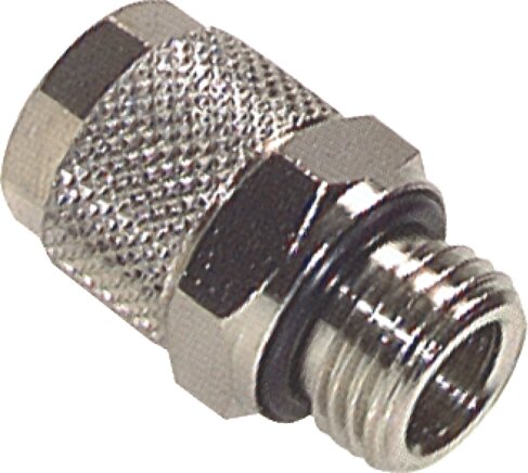 Exemplary representation: CK hose fitting with cylindrical thread, nickel-plated brass