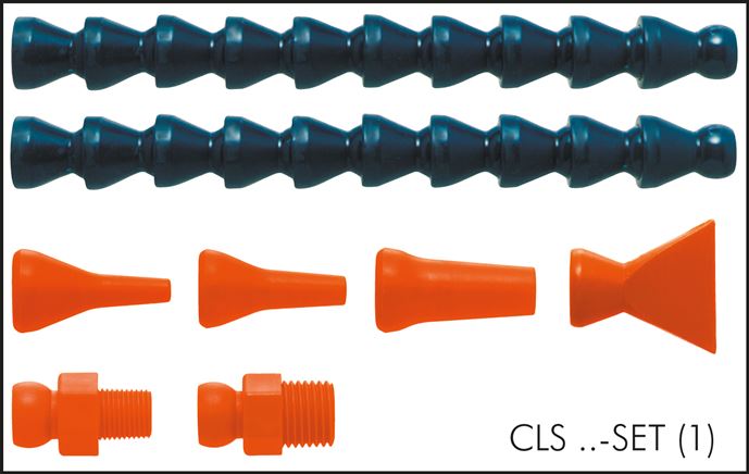 Exemplaire exposé: Système de tuyau flexible pour liquide de refroidissement - Cool-Line 1/4", CLS 141-SET