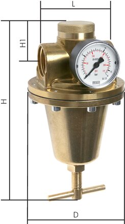 Wzorowy interpretacja: Regulator wysokiego cisnienia - standard HD