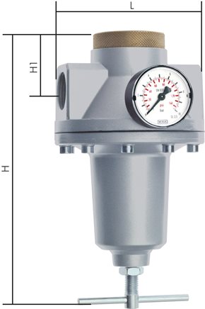 Exemplaire exposé: Régulateur de pression - standard, gamme 5