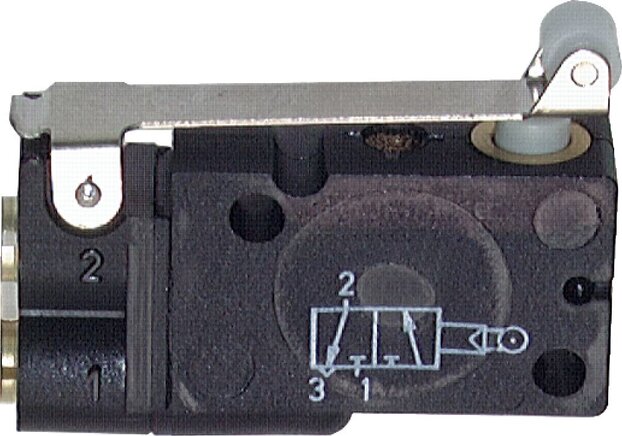 Exemplarische Darstellung: 3/2-Wege Rollenhebelventil