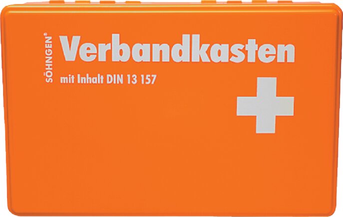 Exemplarische Darstellung: Verbandkasten (DIN 13157)