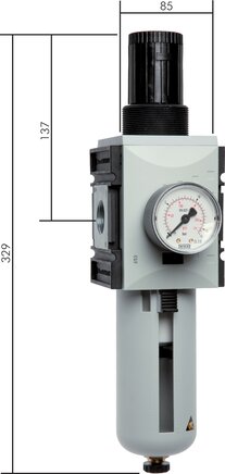 Exemplarische Darstellung: Filterregler - Futura-Baureihe 4