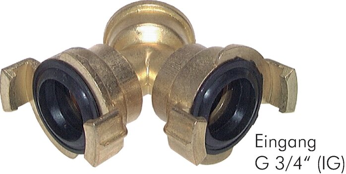 Zgleden uprizoritev: Manifold for garden hose quick coupling, GKY 34 MS