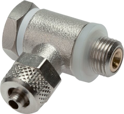 Zgleden uprizoritev: Throttle check valve with slotted screw