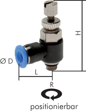 Zgleden uprizoritev: Mini throttle check valve (exhaust regulating)