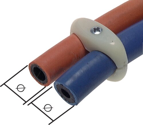 Application examples: Double hose clamp