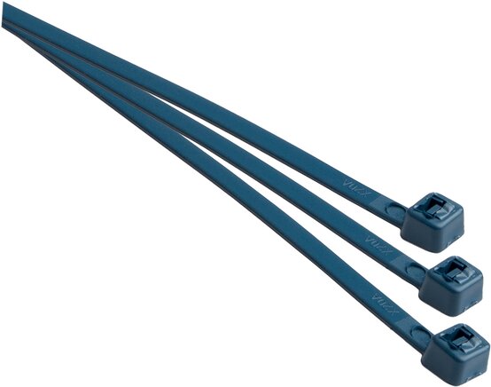 Exemplarische Darstellung: Kabelbinder blau (detektierbar)