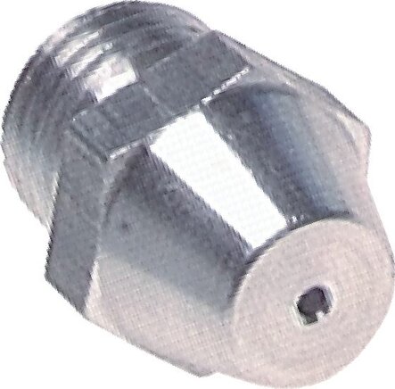 Exemplary representation: Short nozzle for blowpipes (galvanised steel)