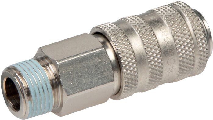 Exemplarische Darstellung: Kupplungsdose mit Außengewinde, PCL-Profil NW 5,5