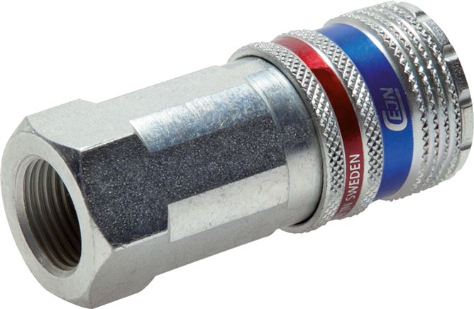 Exemplary representation: CEJN safety coupling socket with female thread