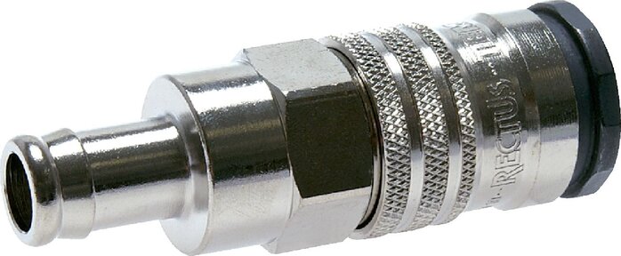 Zgleden uprizoritev: Coupling socket with grommet, brass/steel