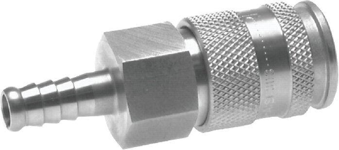 Zgleden uprizoritev: Coupling socket with grommet, stainless steel