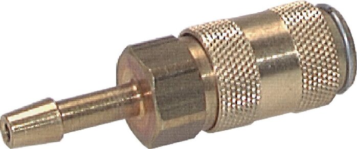 Exemplary representation: Coupling socket with grommet, brass